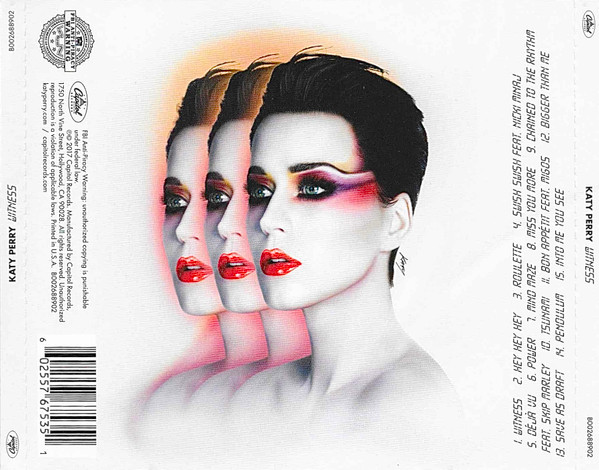 Katy Perry - Witness | Capitol Records (B002688902) - 2