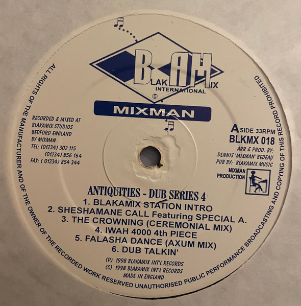Mixman - Antiquities | Blakamix (BLKMX018) - 3