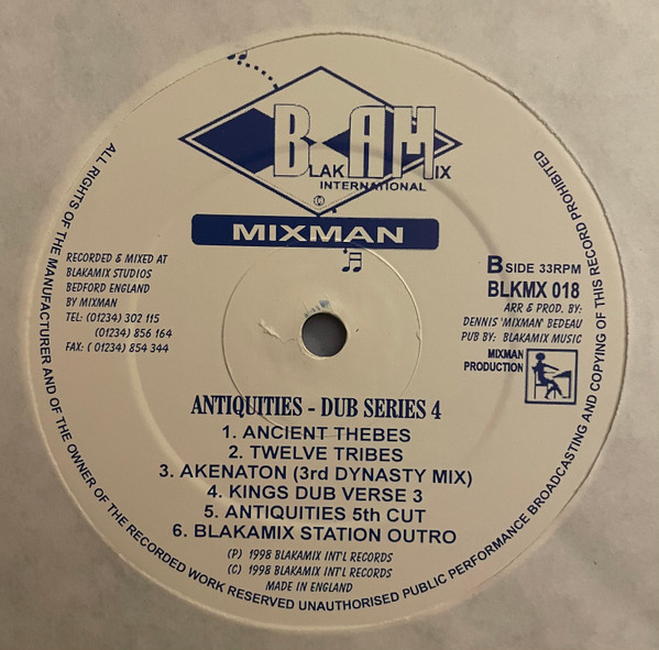 Mixman - Antiquities | Blakamix (BLKMX018) - 4