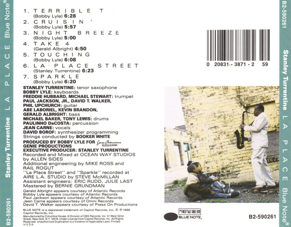 Stanley Turrentine - La Place | Blue Note (B2-590261) - 2