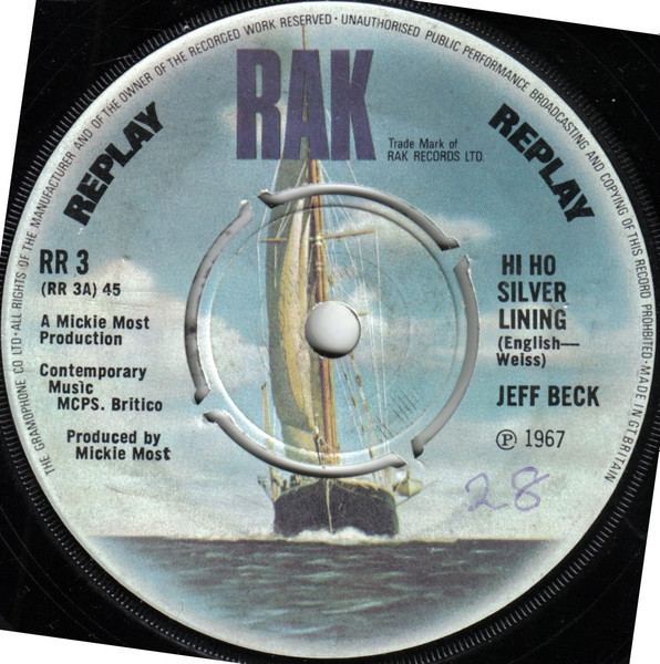 Jeff Beck - Hi Ho Silver Lining | RAK (RR 3) - main