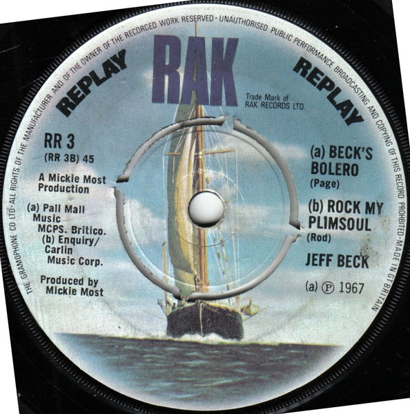Jeff Beck - Hi Ho Silver Lining | RAK (RR 3) - 2