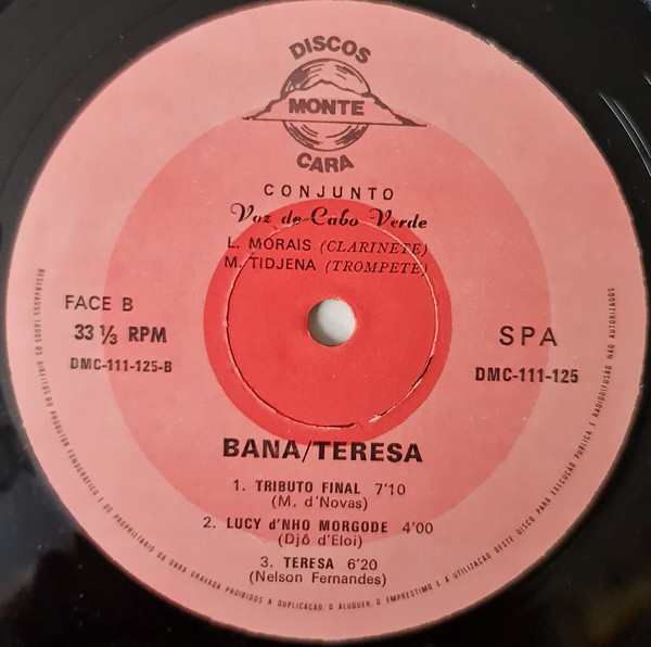 Bana - Teresa | Discos Monte Cara (DMC-111-125) - 4