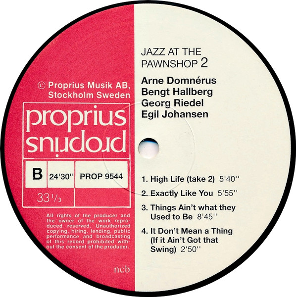Jazz At The Pawnshop 2