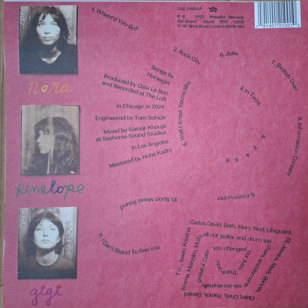 Horsegirl - Phonetics On And On | Matador (OLE-LP-2100) - 2