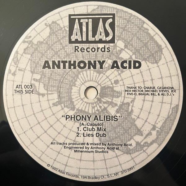 Anthony Acid - Phony Alibis | Atlas Records (ATL 003)