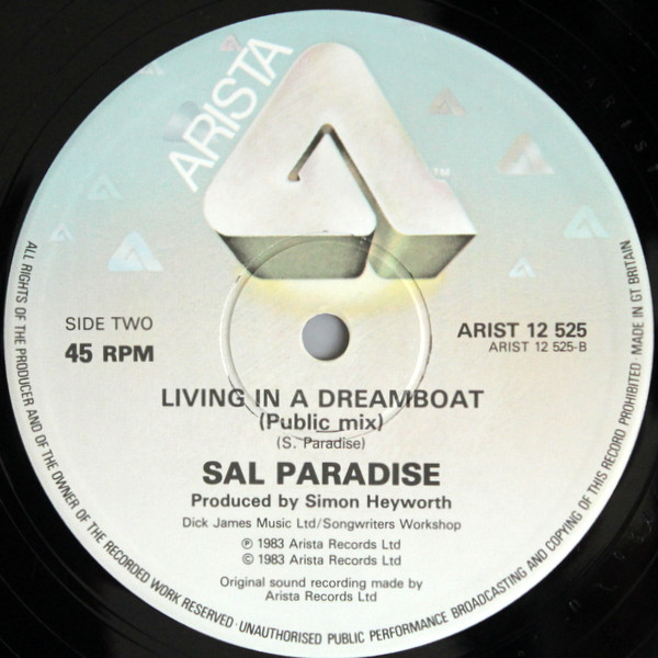 Sal Paradise - Living In A Dream Boat | Arista (ARIST 12525) - 4