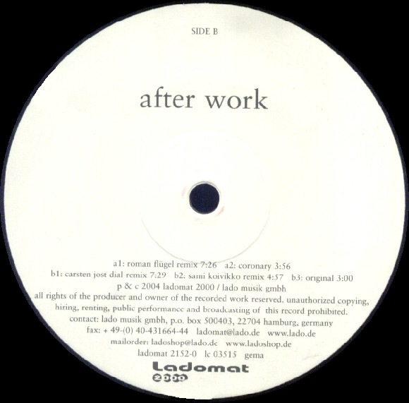 Turner - After Work | Ladomat 2000 (LADOMAT 2152-0) - 4