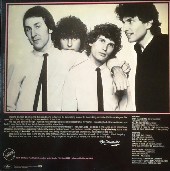 The Knack - ...But The Little Girls Understand | Capitol Records (1A 062-86080) - 2 The Knack - ...But The Little Girls Understand | Capitol Records (1A 062-86080) - 2
