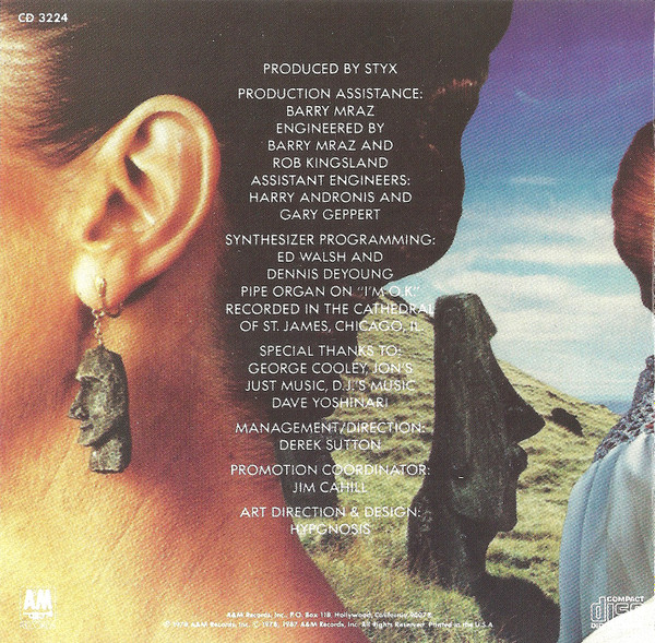 Styx - Pieces Of Eight [CD] | A&M Records (CD 3224) - 2