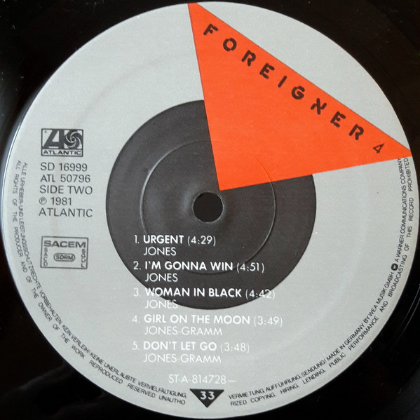 Foreigner - 4 | Atlantic (ATL 50 796) - 4