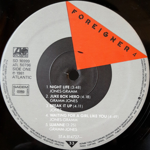 Foreigner - 4 | Atlantic (ATL 50 796) - 3