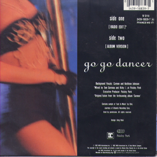 Carmen Electra - Go Go Dancer | Reprise Records (W 0114) - 2 Carmen Electra - Go Go Dancer | Reprise Records (W 0114) - 2