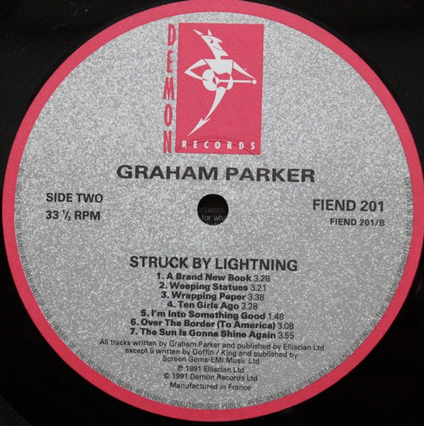 Graham Parker - Struck By Lightning | Demon Records (FIEND 201) - 4 Graham Parker - Struck By Lightning | Demon Records (FIEND 201) - 4