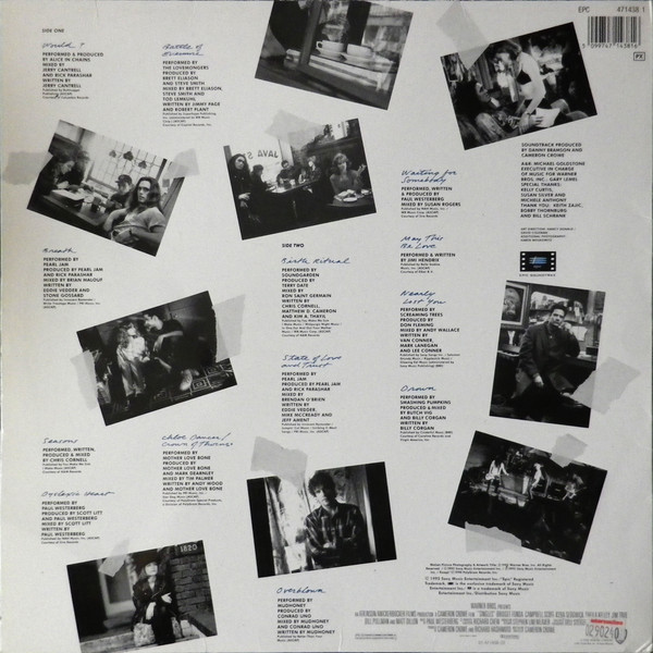 Various - Singles (Original Motion Picture Soundtrack) | Epic (EPC 471438 1) - 2