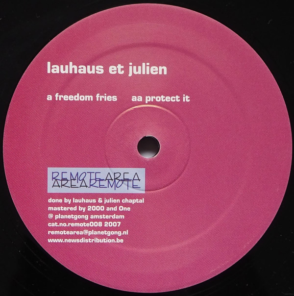 Lauhaus Et Julien Chaptal - Freedom Fries | Remote Area (remote008) - 3