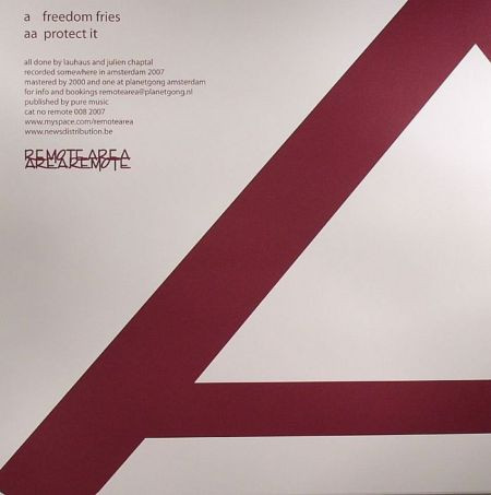 Lauhaus Et Julien Chaptal - Freedom Fries | Remote Area (remote008) - 2