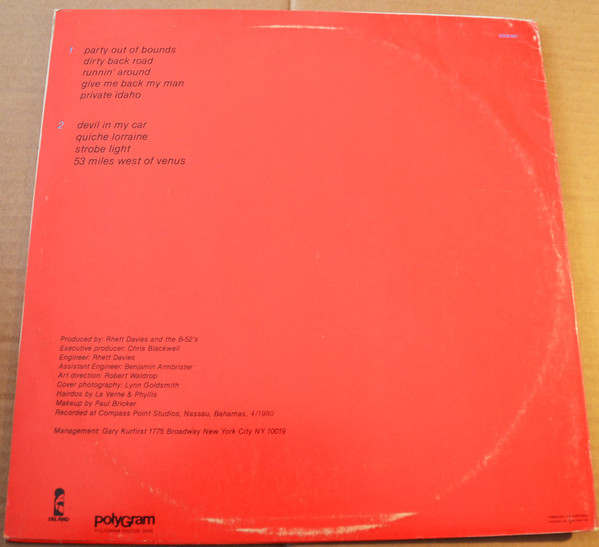 The B-52's - Wild  Planet | Island Records (5202 587) - 2