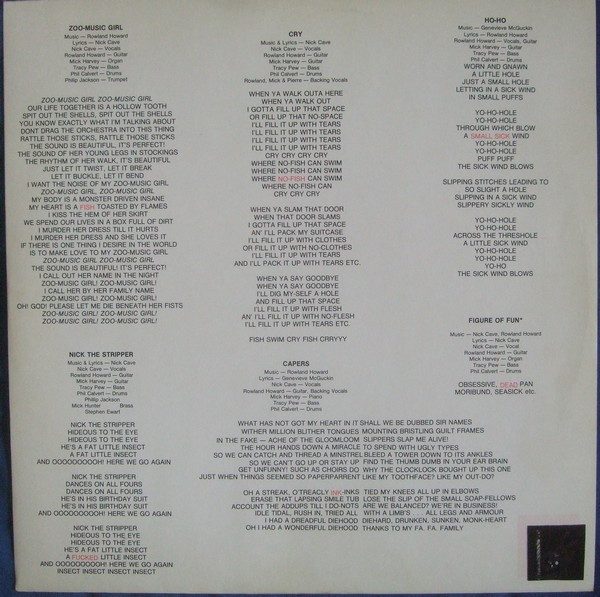 The Birthday Party - Prayers On Fire | 4AD (CAD 104) - 3