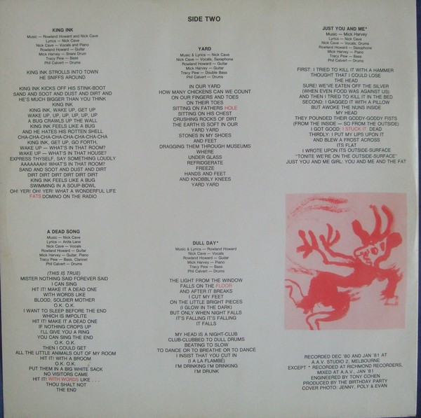 The Birthday Party - Prayers On Fire | 4AD (CAD 104) - 4