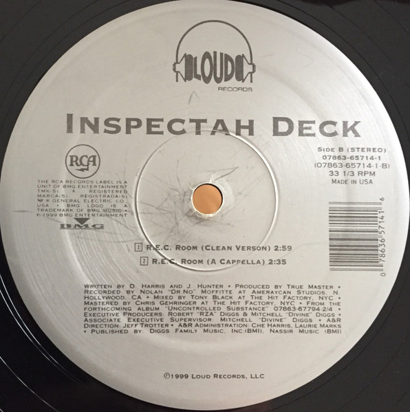 Inspectah Deck - R.E.C. Room | RCA (RCA 07863) - 4 Inspectah Deck - R.E.C. Room | RCA (RCA 07863) - 4