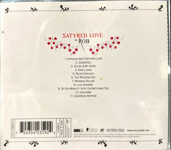Rob - Satyred Love | Source (7243 5 42359 2 4) - 3 Rob - Satyred Love | Source (7243 5 42359 2 4) - 3