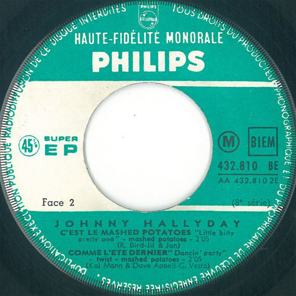 Johnny Hallyday - L'idole Des Jeunes | Philips (432.810 BE) - 4