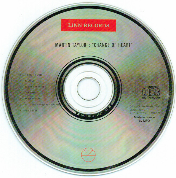 Martin Taylor - Change Of Heart | Linn Records (AKD 016) - 3