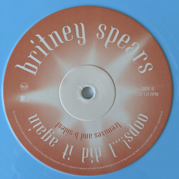 Britney Spears - Oops!...I Did It Again (Remixes And B-Sides) | RCA (19439727511) - 4