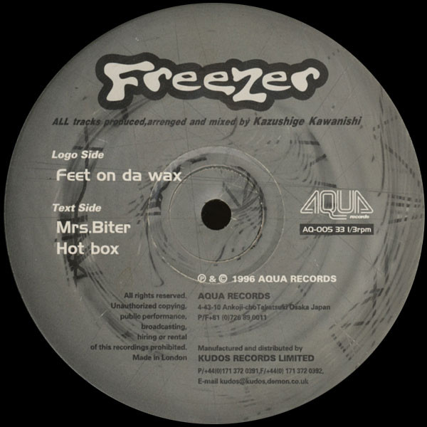 Kazushige Kawanishi - Freezer | Aqua Records (AQ-005) - main