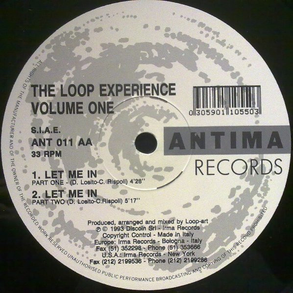 The Loop Experience - Volume One | Antima Records (ANT 011) - 4 The Loop Experience - Volume One | Antima Records (ANT 011) - 4