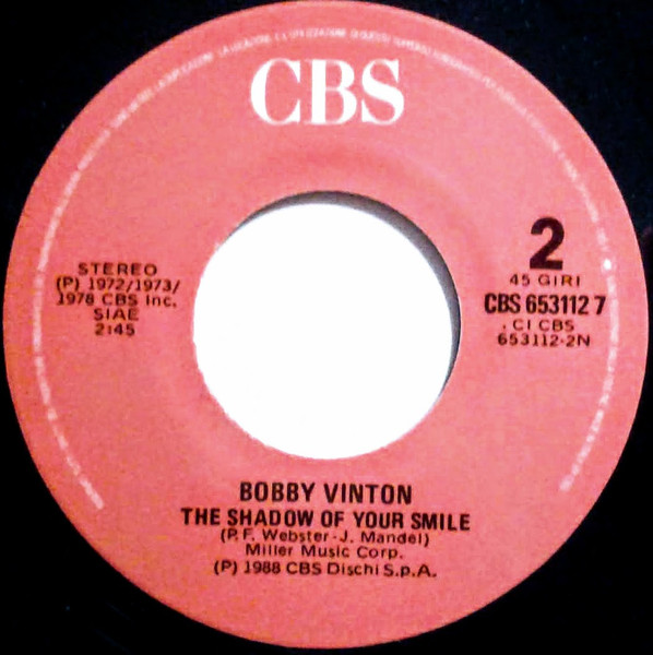 Bobby Vinton - Blue Velvet | CBS (653112 7) - 4