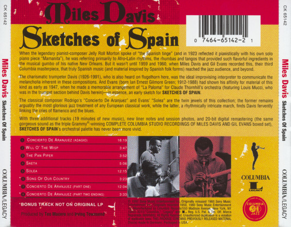 Miles Davis - Sketches Of Spain | Columbia (CK 65142) - 2 Miles Davis - Sketches Of Spain | Columbia (CK 65142) - 2