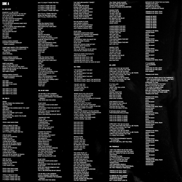 Young Fathers - Cocoa Sugar | Ninja Tune (ZEN248) - 3 Young Fathers - Cocoa Sugar | Ninja Tune (ZEN248) - 3