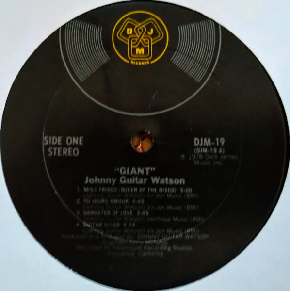 Johnny Guitar Watson - Giant | DJM Records (DJM-19) - 3 Johnny Guitar Watson - Giant | DJM Records (DJM-19) - 3