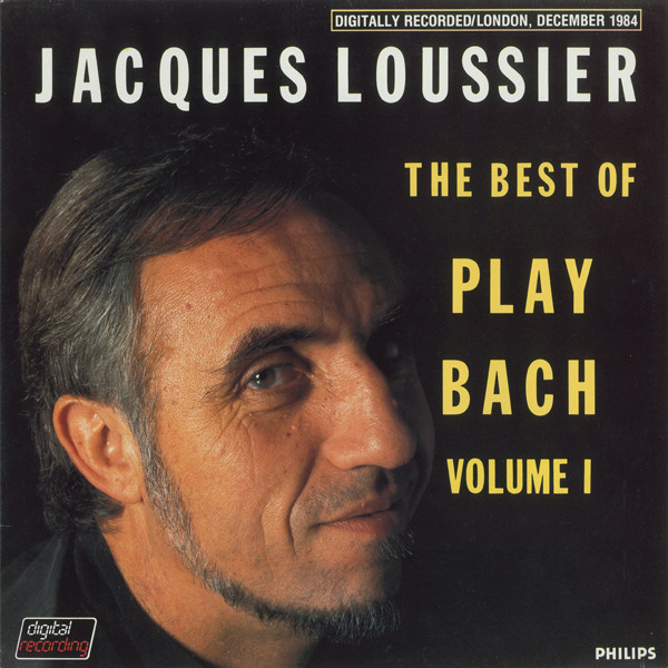 Jacques Loussier - The Best Of Play Bach Volume 1 | Philips (824 665-1) - main