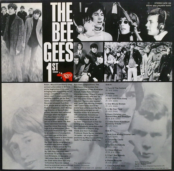 Bee Gees - Bee Gees' 1st | RSO (2479 133) - main