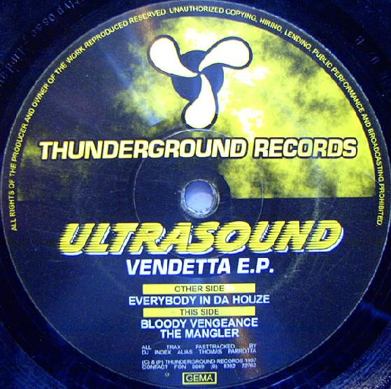 Ultrasound - Vendetta E.P. | Thunderground Records (TGR-02) - 2
