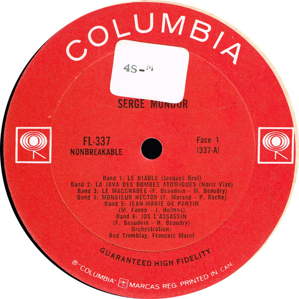 Serge Mondor - Serge Mondor | Columbia (FL 337) - 3