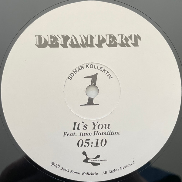 Deyampert - It's You | Sonar Kollektiv (SK016) - 2 Deyampert - It's You | Sonar Kollektiv (SK016) - 2