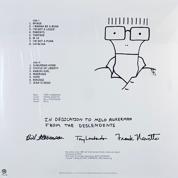 Descendents - Milo Goes To College | ORG Music (ORGM-2330) - 2
