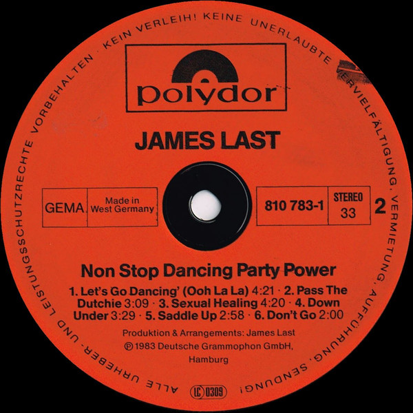 James Last - Non Stop Dancing '83 Party Power | Polydor (810 783-1) - 4