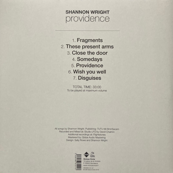 Shannon Wright - Providence | Vicious Circle (REVERB 151 LP) - 2