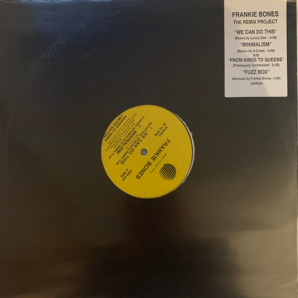 Frankie Bones - We Can Do This | Groove World Records America (GWR 004)