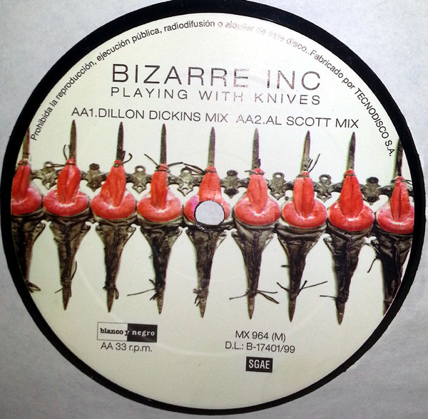 Bizarre Inc - Playing With Knives | Blanco Y Negro (MX 964) - 2 Bizarre Inc - Playing With Knives | Blanco Y Negro (MX 964) - 2
