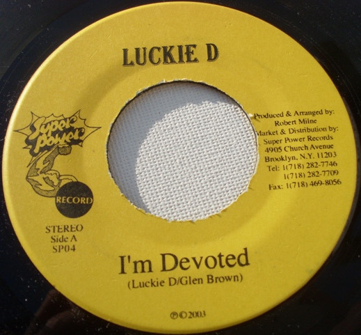 Lukie D - I'm Devoted | Super Power (SP 04) - main