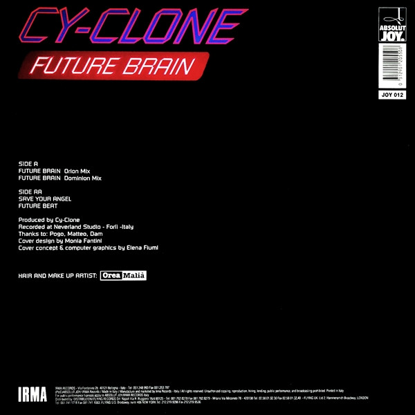 Cy-Clone - Future Brain | Absolut Joy (JOY 012) - 2