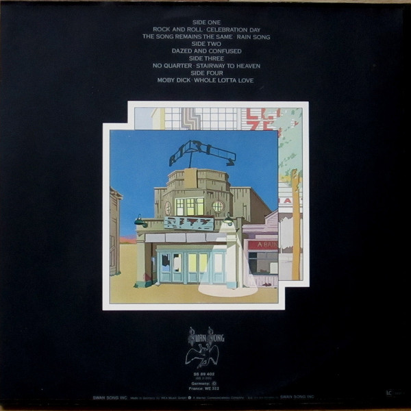 Led Zeppelin - The Soundtrack From The Film The Song Remains The Same | Swan Song (SS 89 402) - 2 Led Zeppelin - The Soundtrack From The Film The Song Remains The Same | Swan Song (SS 89 402) - 2