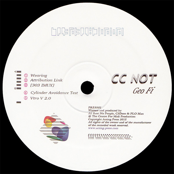 CC Not - Geo Fi | Acting Press (PRESS01)