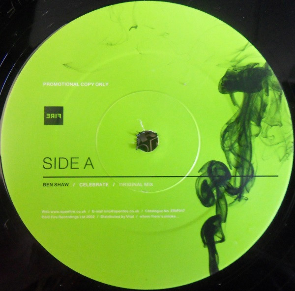Ben Shaw - Celebrate | Fire (ERIF017)